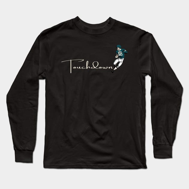 Touchdown Eagles! Long Sleeve T-Shirt by Rad Love